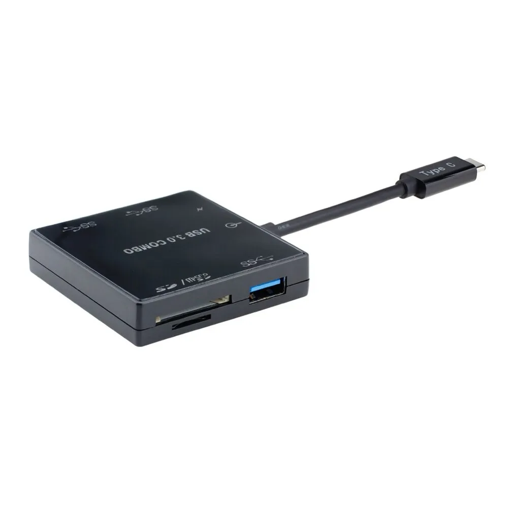 Тип C USB 3,1 USB-C тип-c кардридер USB 3,0 комбинированный разъем адаптер для vga кабель hp павильон x2