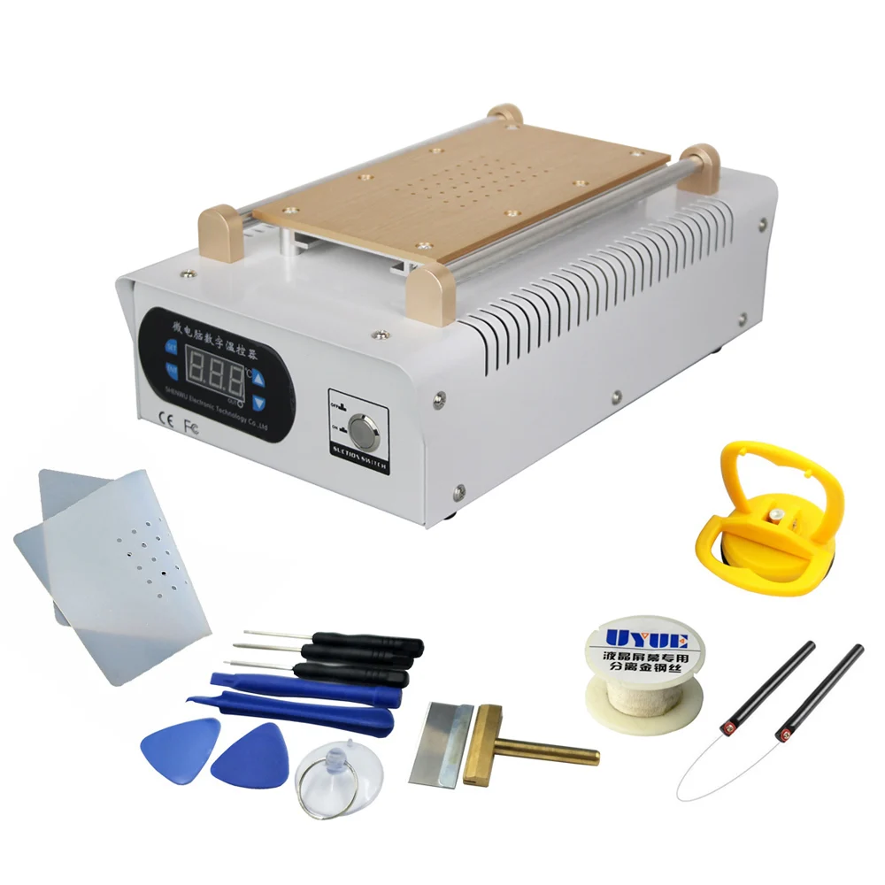 

High Quaility 7 Inches LCD Separator Digital Platform Plate For Phone LCD Vacuum Pump Screen Separator Repair Machine