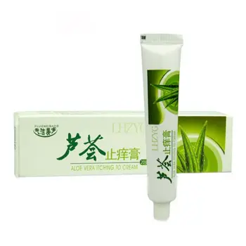 

20g Aloe Vera Antipruritic Cream Natural Herbal Anti-Itch Ointment Body Arm Back Leg Foot Massage Balm Moisturizing Health Care