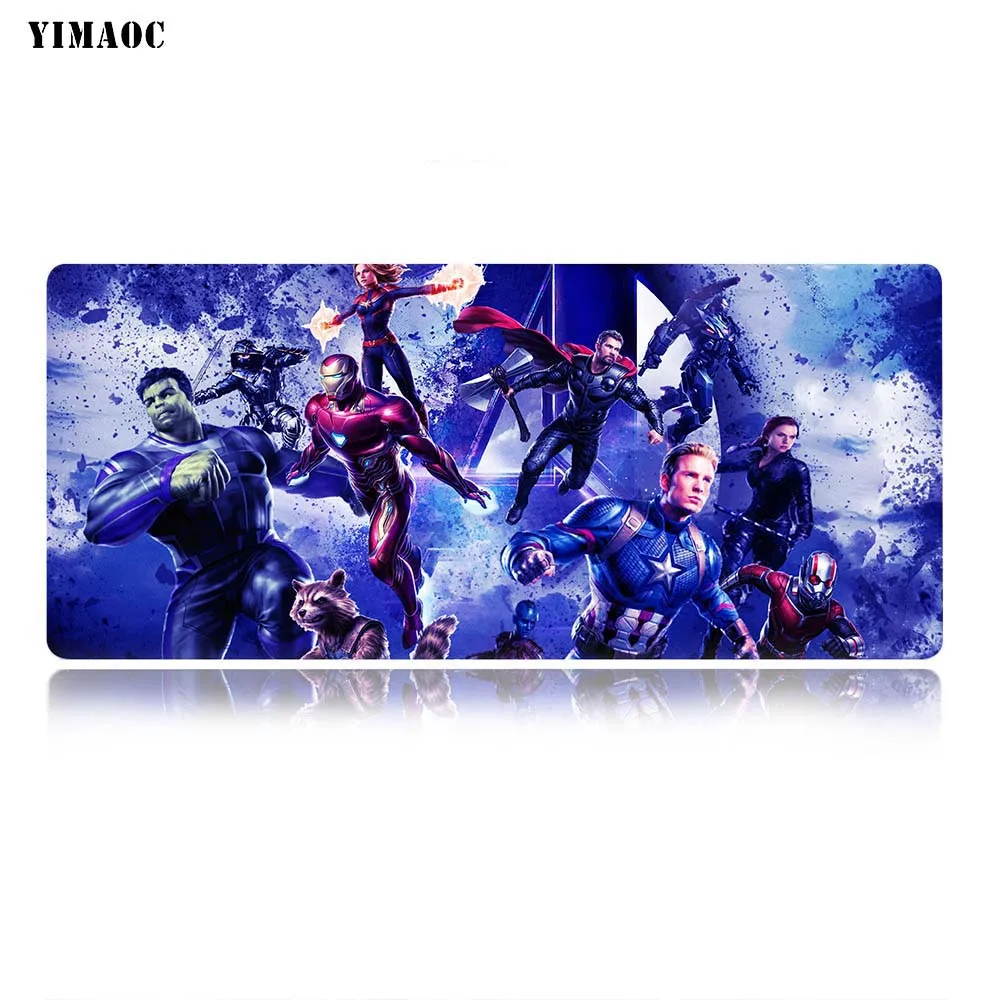 MP6 40x90cm YIMAOC Мстители эндшпиль Марвел коврик для мыши 40x90 см компьютерный коврик для мыши Противоскользящий натуральный каучук игровой коврик для мыши - Цвет: MP6 40x90cm