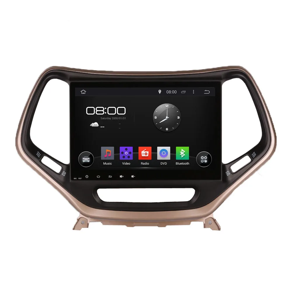 10 1 Octa Quad Core Android Car GPS Fit JEEP Cherokee 2014 2015 2016 DVD Radio
