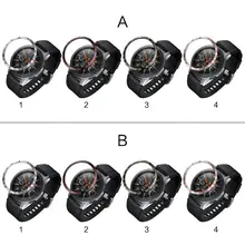 Нержавеющая сталь металлический ободок кольцо клейкая Крышка Замена для samsung Galaxy Watch 46 мм R800/42 мм R810 gear S3/S4 Frontier/Cla