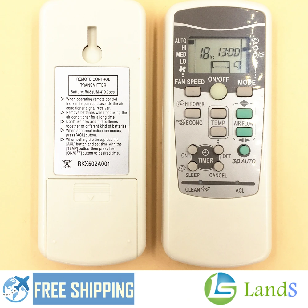 

Remote control RKX502A001 replace RKX502A001G RKX502A001C RKX502A001B suitable for mitsubishi air Conditioner air conditioning
