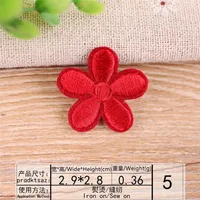 Buy 10PCS Cute Small Flower Patches Embroidery Iron On Applique Floral for Kids Bags Dress Online - Image 5