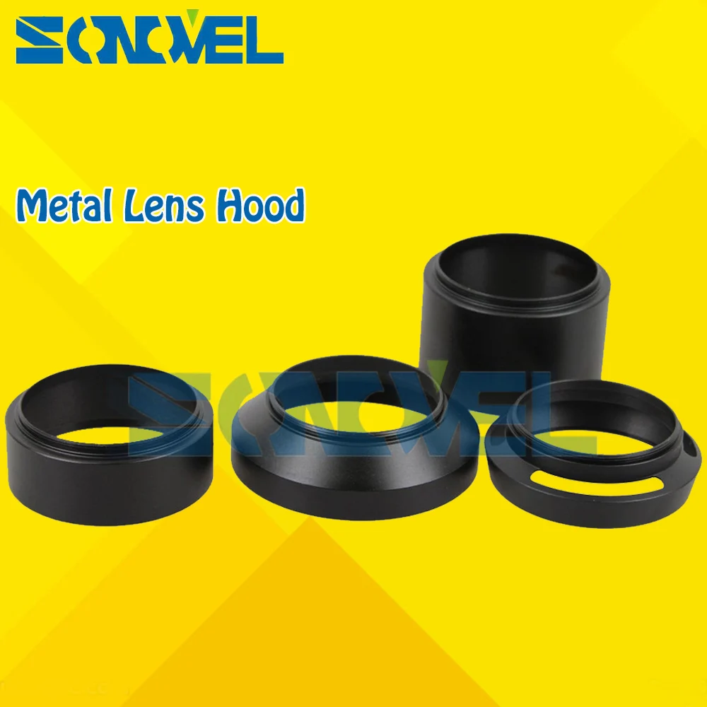 62mm Standard/telephoto/wide Angle/vented Curved Metal Lens Hood Kit