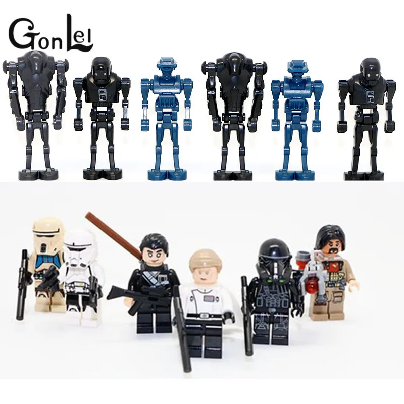 

GonLeI Rogue One TX20 K-2SO Droid Darth Hovertank Imperial Shore Tropper Building Block Gifts Toys Lepin