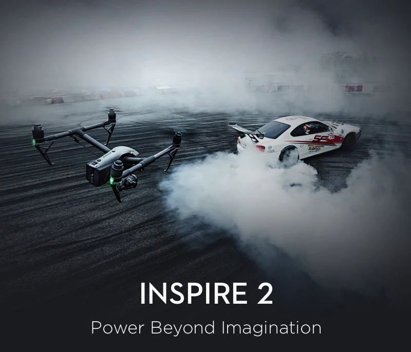 Дрон DJI Inspire 2 с видео 4 K, Spotlight Pro, FPV RC Quadcopter, с Zenmuse X4S или X5S