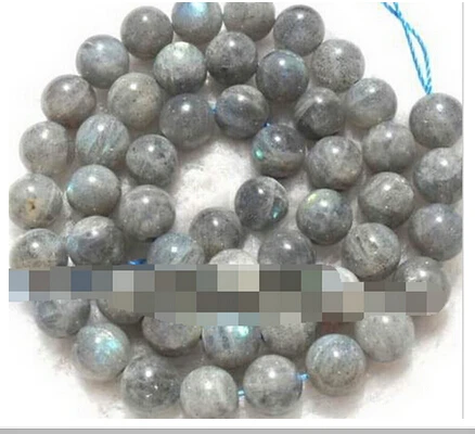 

Free shipping >>@ >819 natural labradorite round loose Beads 15" 10mm