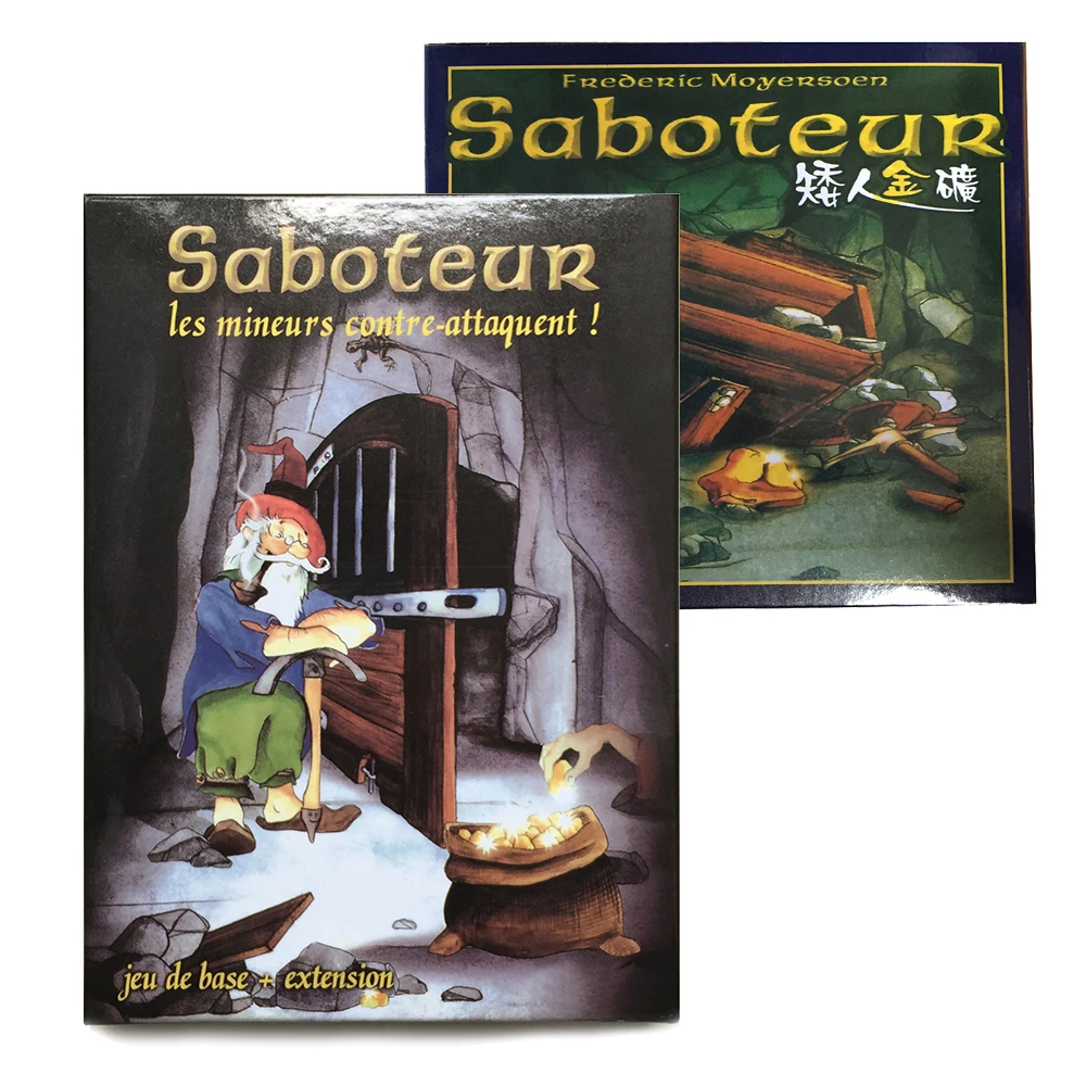 Диверсант 1 и 1+2 / Saboteur настольные игры Добыча золота настольная игра 2 12 игроков