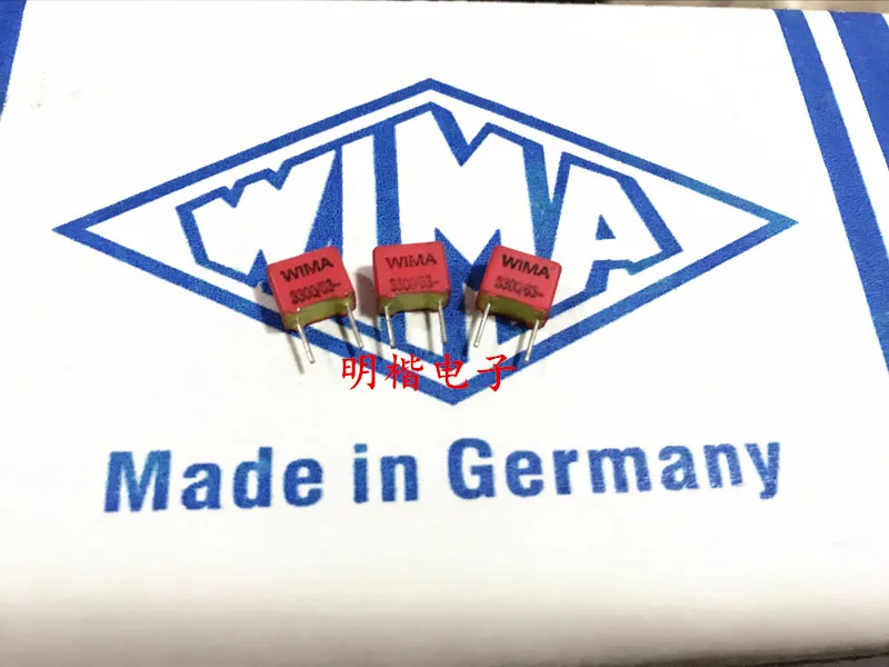 

2020 hot sale 10pcs/20pcs Germany WIMA FKP2 63V 3300PF 332 3300P P: 5mm Audio capacitor free shipping