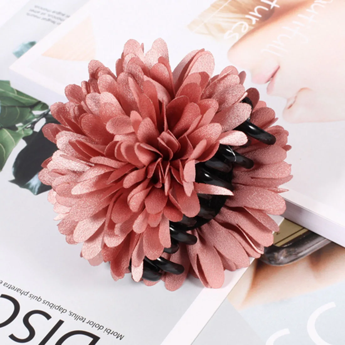 

2018 Top Sell Large Hair Claw Flower Beautiful Elegant Extra Hair Clips Hairpin Hair Accessory For Women Banana Grips Slid
