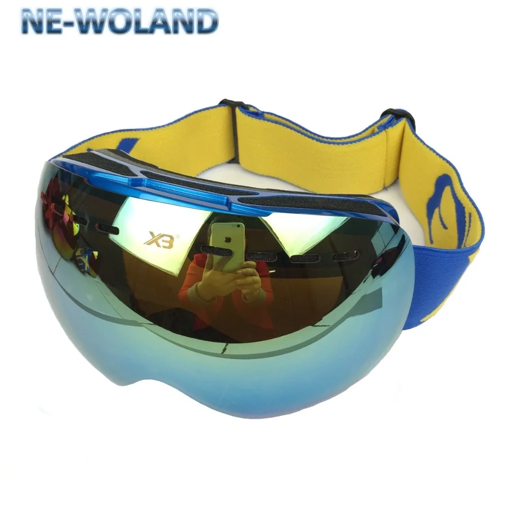 

High quality goggles for skiers,full protection for eyes,anti-mist, anti-scrape, anti-impact, anti-UV.