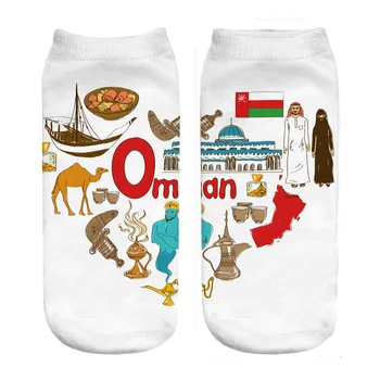 

Oman love print socks soft and comfortable dropshipping