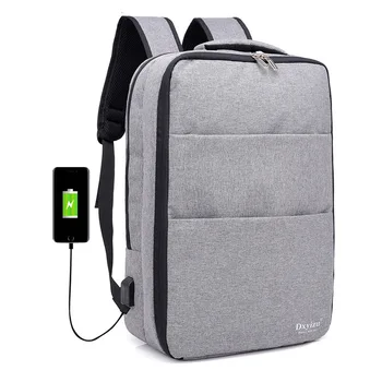 

Casual USB charging backpack waterproof 15.6-inch laptop bag large capacity unisex outdoor travel business backpack
