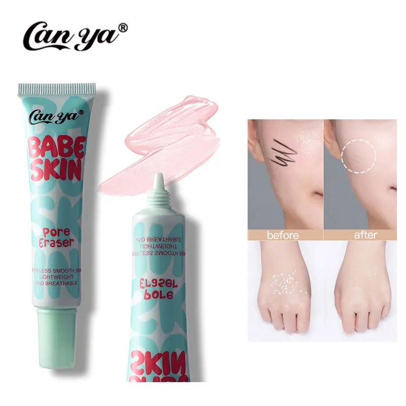 

Canya 1PC 25ml Baby Skin Pore Eraser Moisture Foundation Primer BB CC Cream Liquid Cremas Smooth Concealer Face Creme Cosmetic