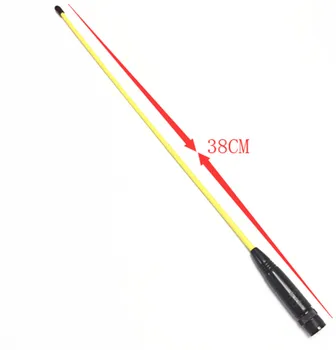 

Yellow soft dual-segment antenna BNC 144/430MHZ for ICOM V8 V80 for Kenwood