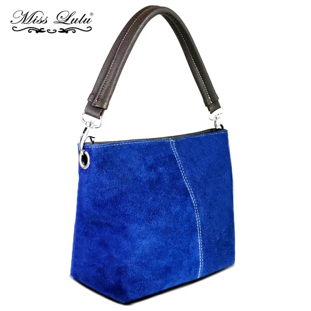 Lulu Femmes À En Cuir Italien Réel Mlle Marque Main Sac Daim wkZTOXuPi