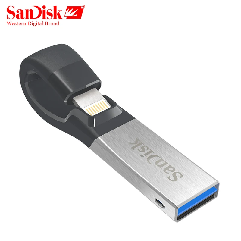 SanDisk iXPand OTG USB флеш-накопитель 32 Гб 64 3 0-lightning MFi cle Флешка 128 ГБ для iPhone iPad | Компьютеры