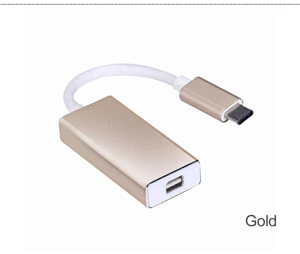 Type C to Mini DisplayPort DP Adapter USB C 3.1 Support 4K Male to Female HDTV Converter for Macbook Projector Type-C Cable (11)
