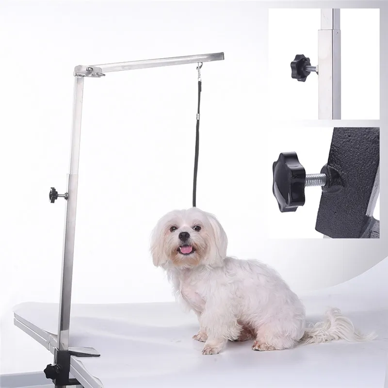 

62 cm Adjustable Stainless Steel Pet Dog Cat Foldable Grooming Arm