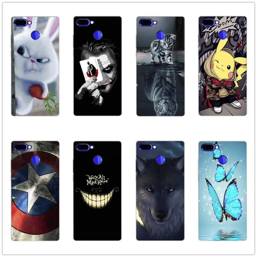 

Glossy Silicone Case for Oukitel C11 Pro Smartphone Protector TPU Bumper Back Cover Phone Funda Custodia Housse Coque