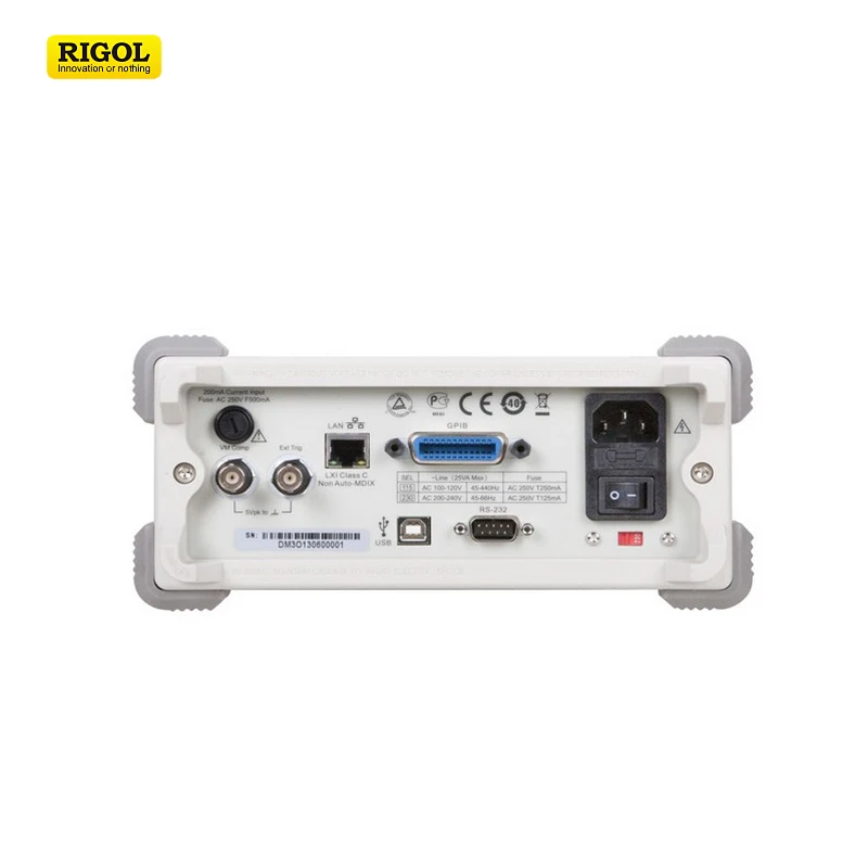 Цифровой мультиметр Rigol DM3068 6 1/2 цифр двойной дисплей 0.0035% 1000 В ~ 10K|digital multimeter|rigol