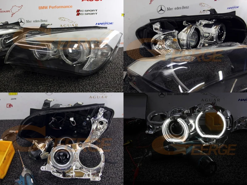  For BMW X1 E84 2010 2011 2012 2013 2014 2015 Xenon headlight Excellent DTM Style Ultra bright led A - 32870248861