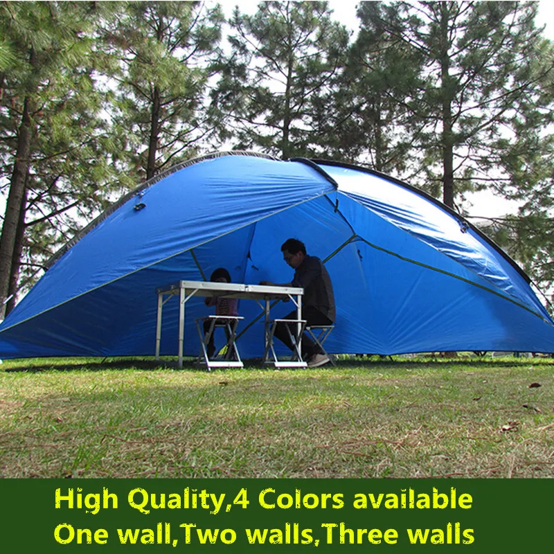 Ultralight large space beach shade waterproof canopy outdoor canvas