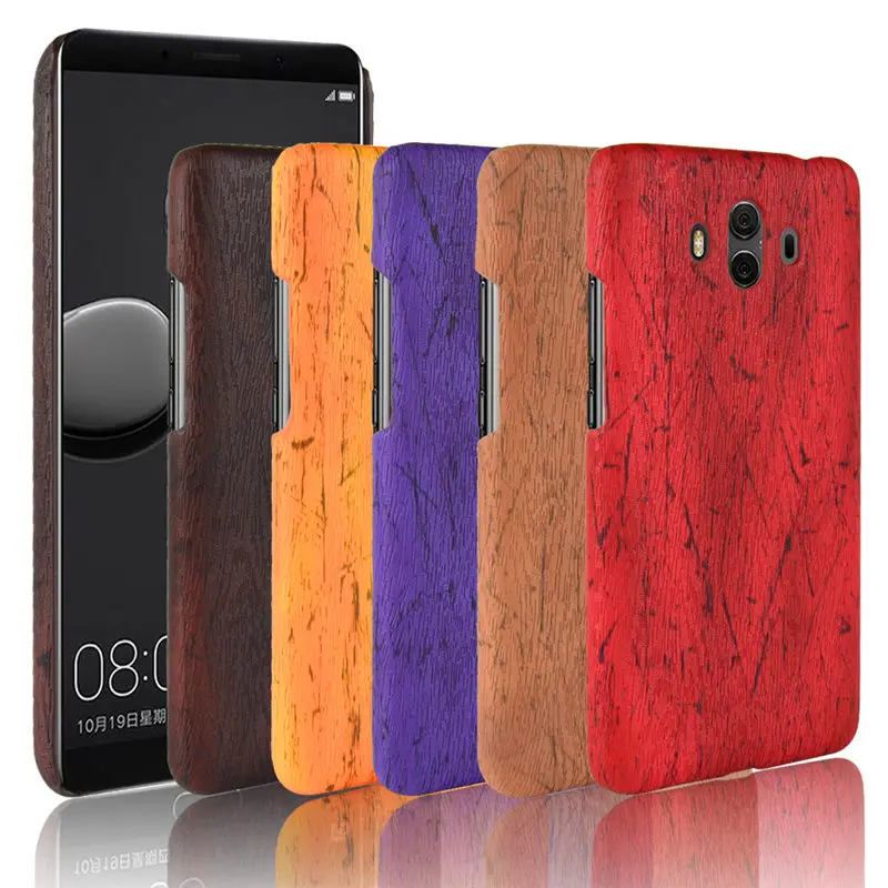 

Huawei Mate 10 Mate10 Case Wood Pattern Hard PC+PU Leather Back Cover Hard Case for Huawei Mate 10 Mate10 ALP-L29 ALP-L09