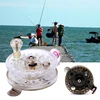 Carretes de hielo de plástico para pesca y Mosca, aparejos de pesca de rueda redonda, Mini carrete de pesca de carpa ► Foto 3/6