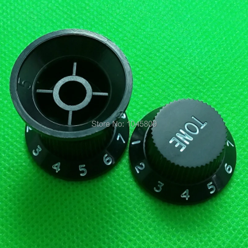 

3 PCS/Set Guitar Speed Knobs Volume Tone Control Buttons Black Free Shipping
