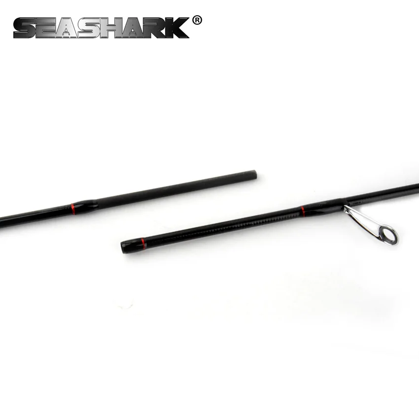 Seashark 1.91 м углерода ul спиннинг 2 раздела линии Вес 4 7lb приманки 1 6 г Baitcasting Рыбалка