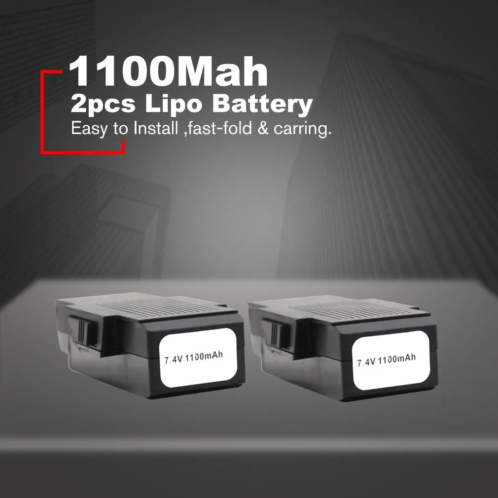 

Rc Drone Quadcopter 7.4V/3.7V 1100Mah/1600Mah/2800Mah Lipo Stable Battery RC Parts Overvoltage Protect For Sg900-S/SG106/SG906