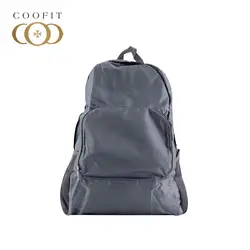 Coofit мужские backapck нейлоновый рюкзак Портативный молнии Путешествия Рюкзак Большой Ёмкость складной рюкзак Повседневное серый