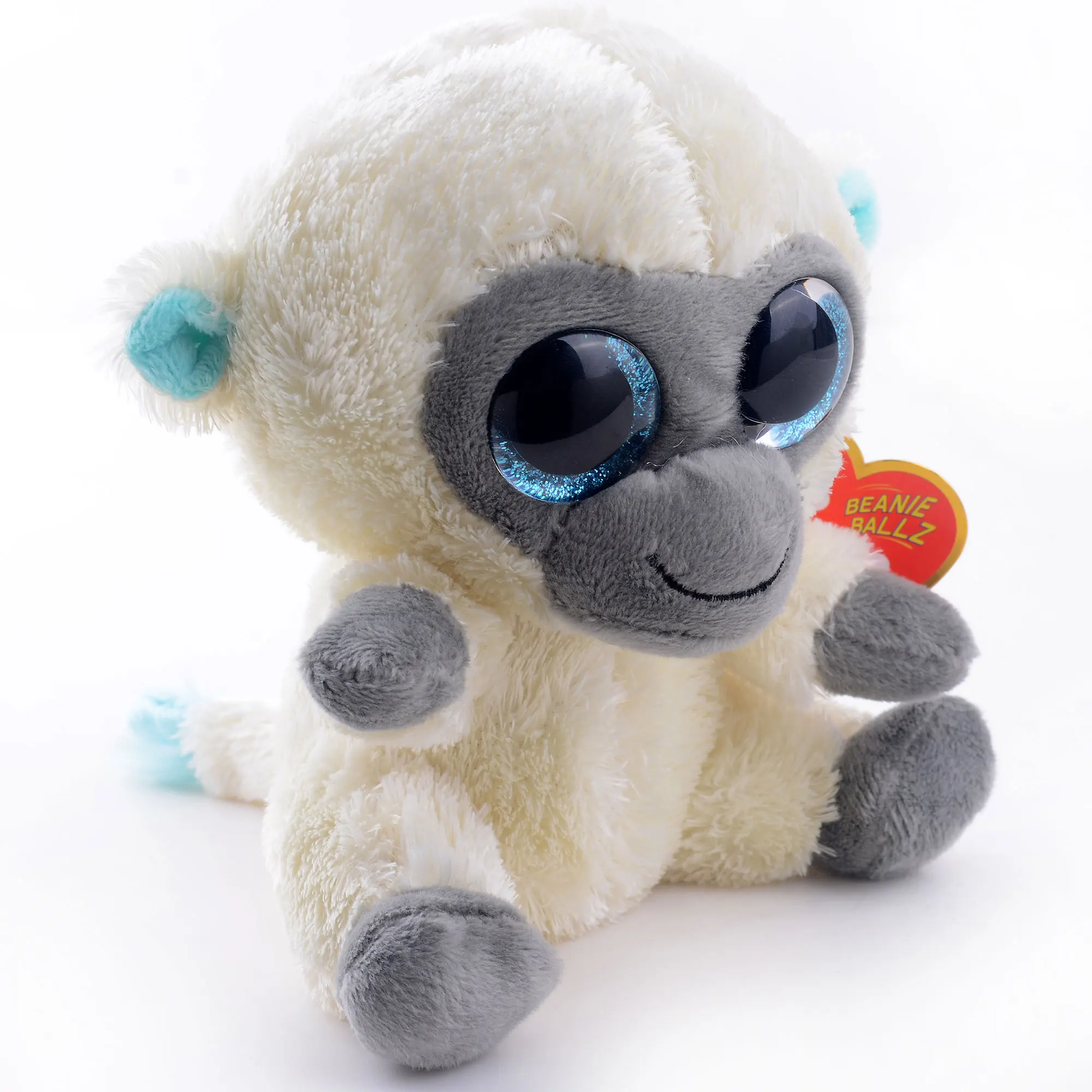 white monkey stuffed animal