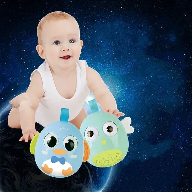 Hot Sale Infant Cartoon Bird Penguin Tumbler Toy Early Education Puzzle Nodding Doll Baby Rattle Gifts 0-1 Years | Игрушки и хобби