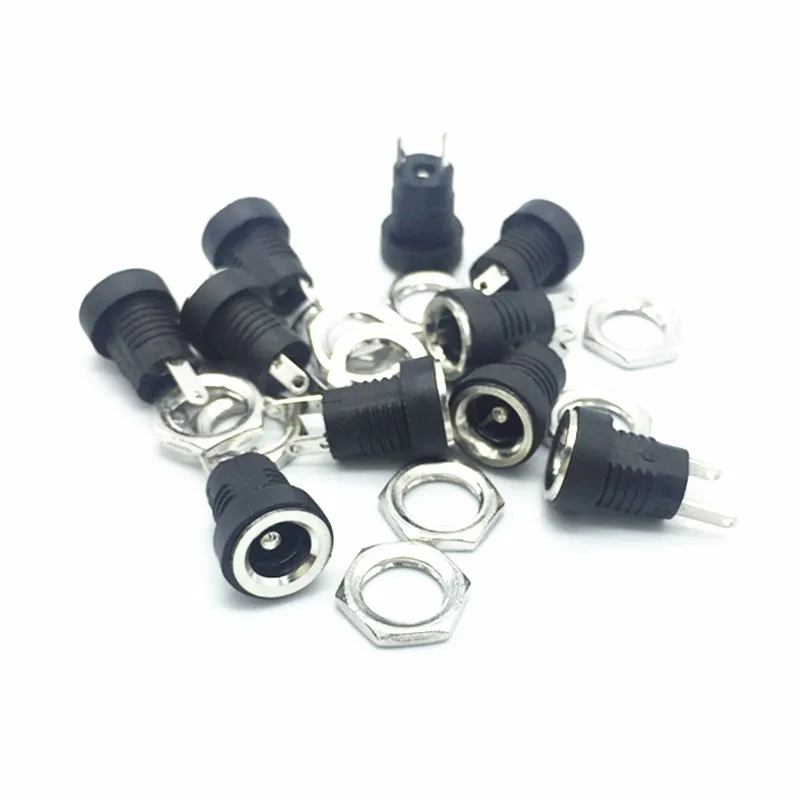 

5pcs/lot DC Power adapter dc jack connector DC022B 5.5X2.5mm 5.5X2.1mm 3.5X1.3mm DC-022B