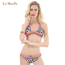 2018 Brazilian Sexy Print Women Swimwear Push up Swimsuit Female Bikini Set