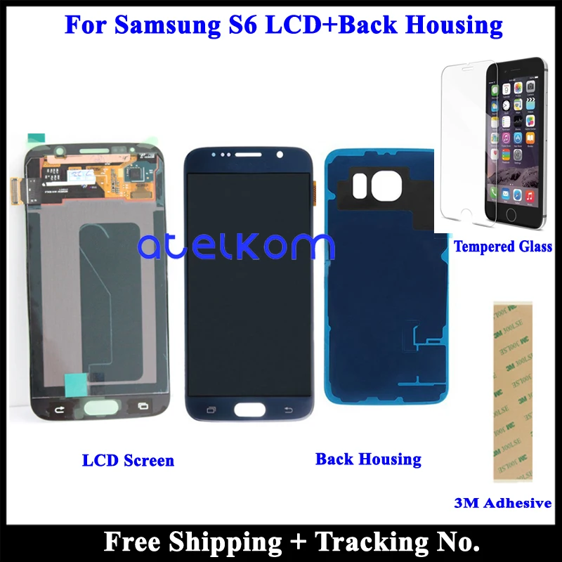 ЖК дисплей Super AMOLED для Samsung galaxy S6 дигитайзер с сенсорным экраном G920i G920f G920V G920A G920W8