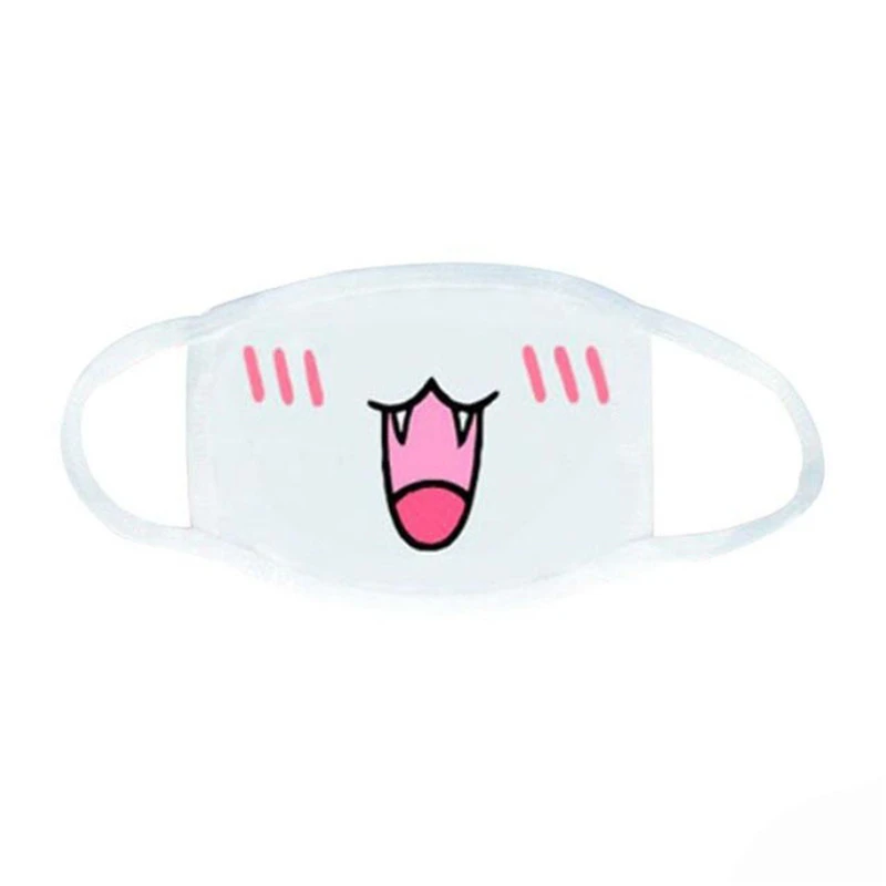 Fashion Expression Mouth Mask Anime Cotton Mouth Mask Unisex Mask Mouth-muffle Dustproof Respirator Cute Anti-Dust Mouth Covers