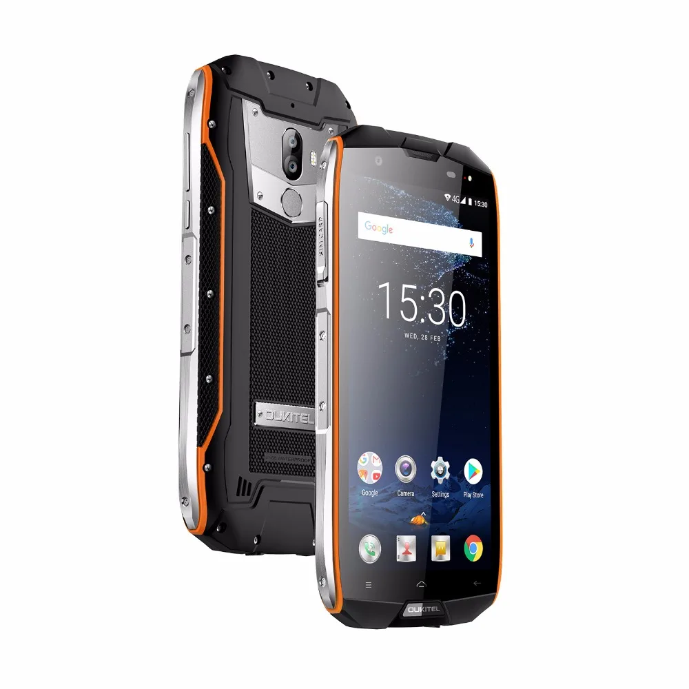 Oukitel WP5000 IP68 Водонепроницаемый 5,7 ''18:9 Helio P25 Восьмиядерный 16MP 4G LTE смартфон 6 ГБ ОЗУ 64 Гб ПЗУ отпечаток пальца мобильный телефон