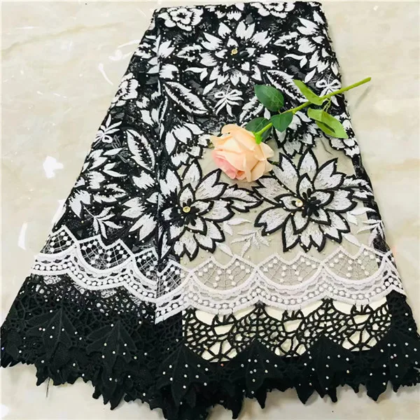 

Nigerian net lace fabric top quality FrenchHigh Quality African Lace Fabrics Peach Cembroidered net lace fabric for party dress