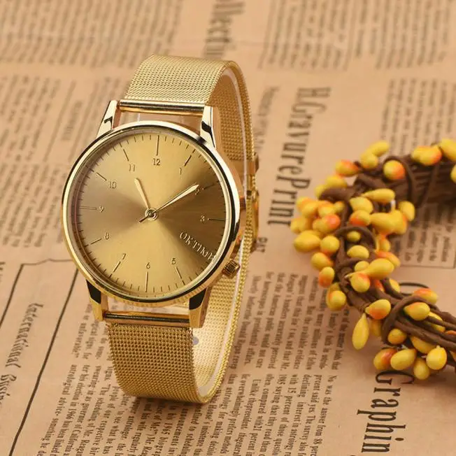 Irisshine i0800 унисекс часы для женщин мужчин пара любовь подарок металл бизнес мужские часы аналоговые кварцевые Vogue модные настольные