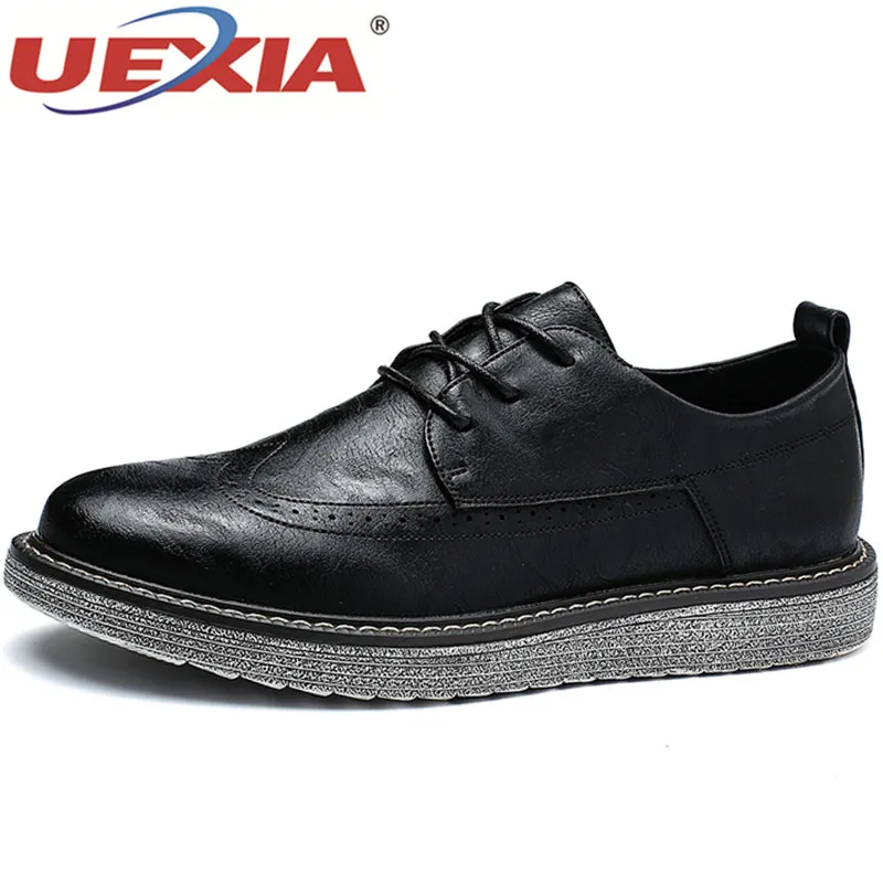 UEXIA 2018 New Leather Loafers Men Moccasin Slip On Sneakers Flats High Quality Causal Shoes Adult Male Footwear Boat | Обувь