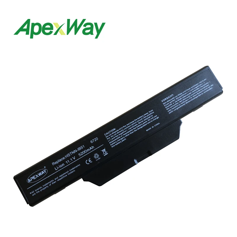 Apexway Аккумулятор для ноутбука hp COMPAQ 510 511 610 615 550 бизнес-ноутбук 6720s 6720 s/CT 6730s 6730 s/CT 6735s 6820s 6830s