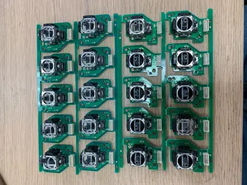 

free shipping 10pcs for wiiu gamepad L R left right analog button joystick with board