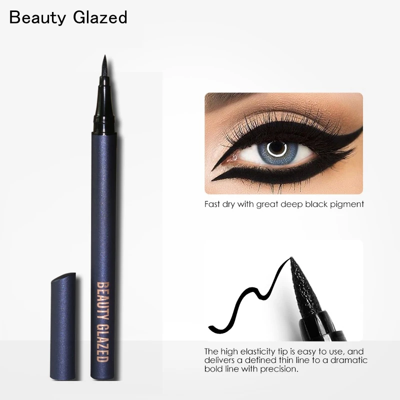 Beauty Glazed New Black Liquid Eyeliner Pencil Waterproof Long Lasting Eye  Liner Pencil Smooth Makeup Fast Dry Eyeliner Pencil|Eyeliner| - AliExpress