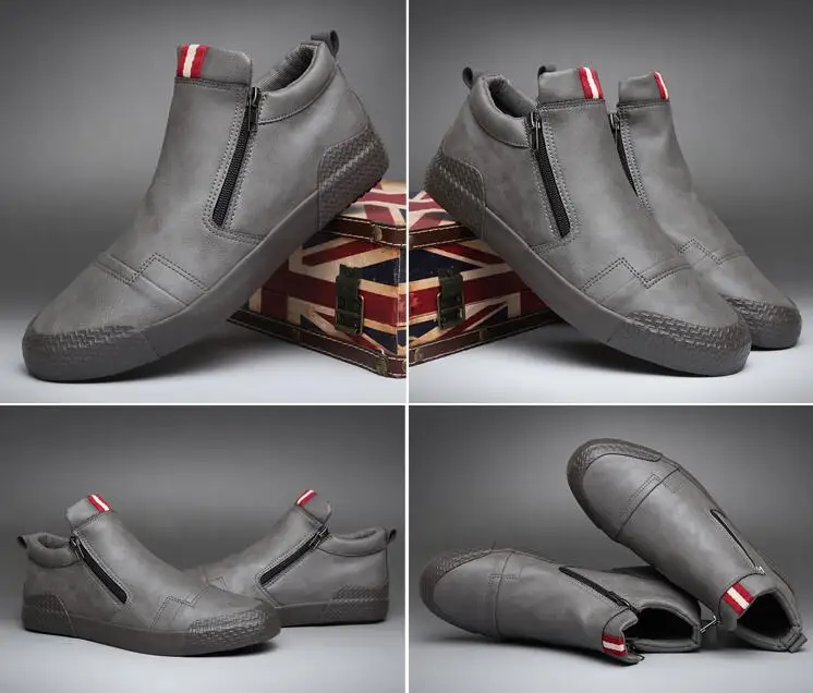 Мужская повседневная обувь на плоской подошве; высококачественные кожаные модные черные кроссовки; мужские лоферы; zapatos hombre; обувь для вождения; A21-83