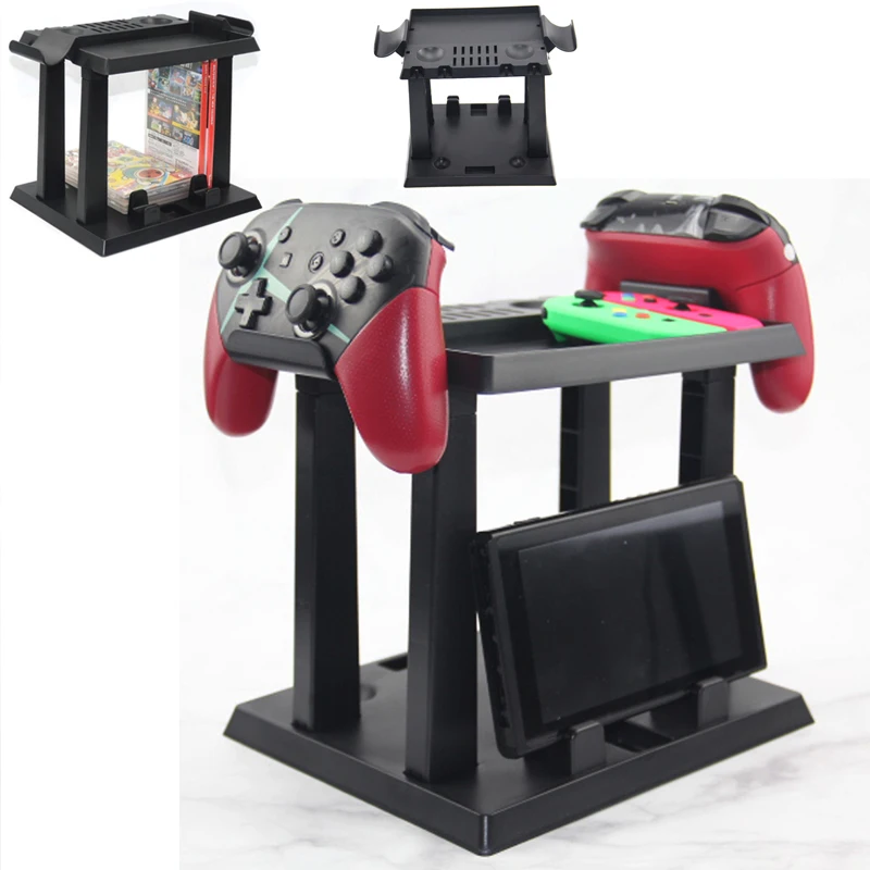 

Multifunction Game Disc Storage Bracket Holder Stand Tower For Nintend Switch NS Poke Ball Plus Game Console Controller Gamepad