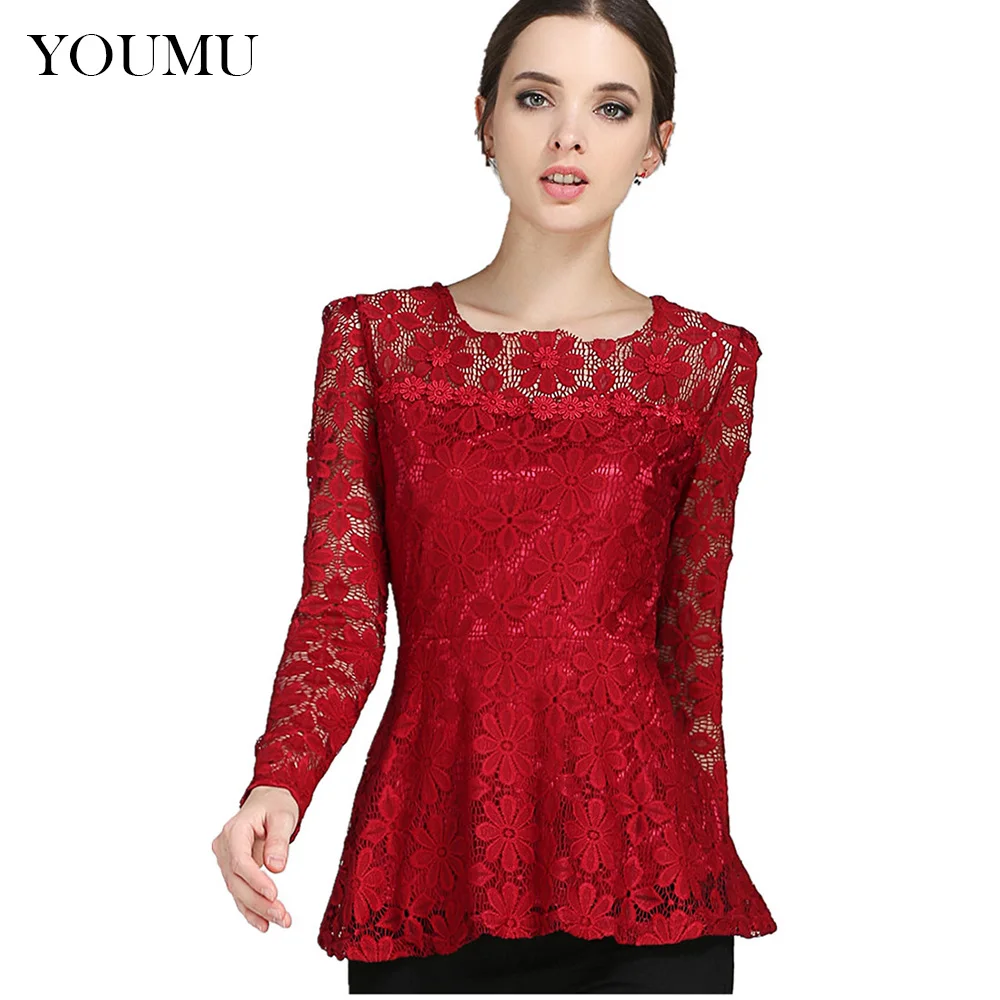formal lace blouse